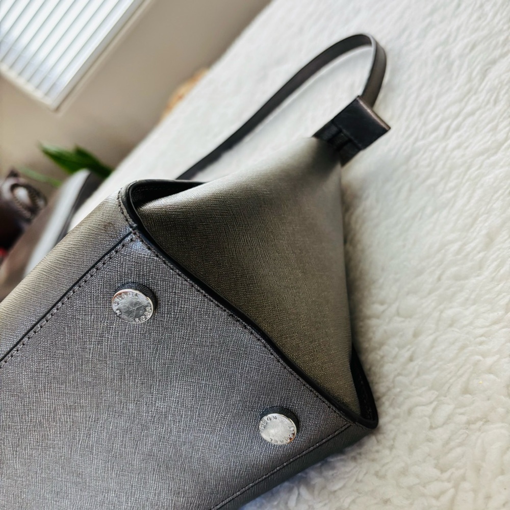 Michael Kors Metallic Olive Brown Satchel/Shoulder Bag - Picture 12 of 16